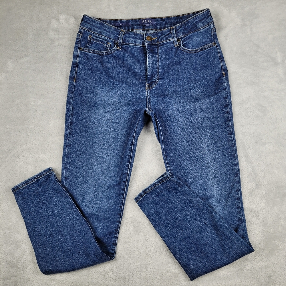NYDJ Women's Jeans Blue Skinny Size 6 Not Your Daughter Jeans